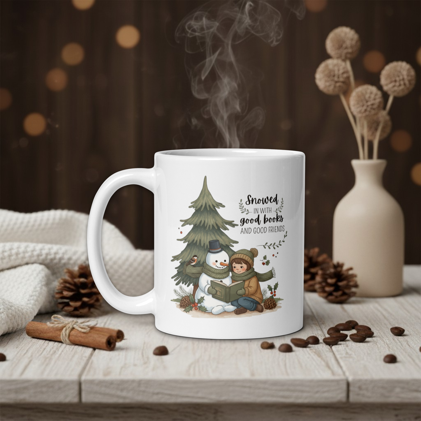 Snowed in with good books and good friends 2