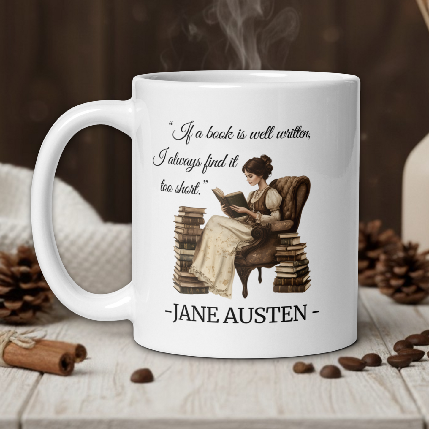Jane Austen Literary Mug