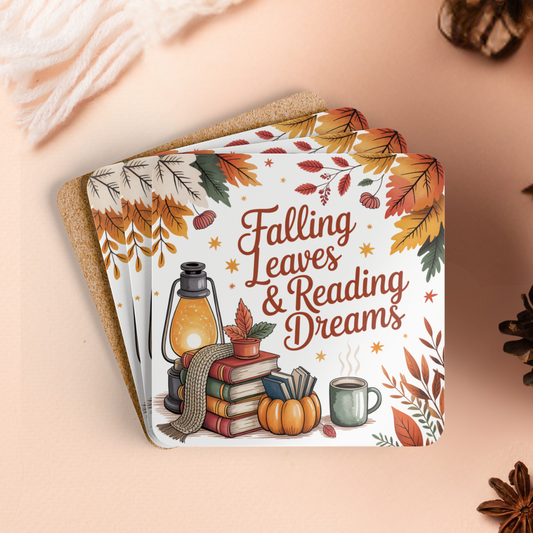 Coaster Set - Falling Leaves & Reading Dreams