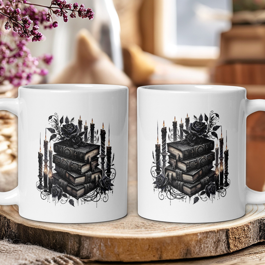 Dark Academia dark Roses Mug