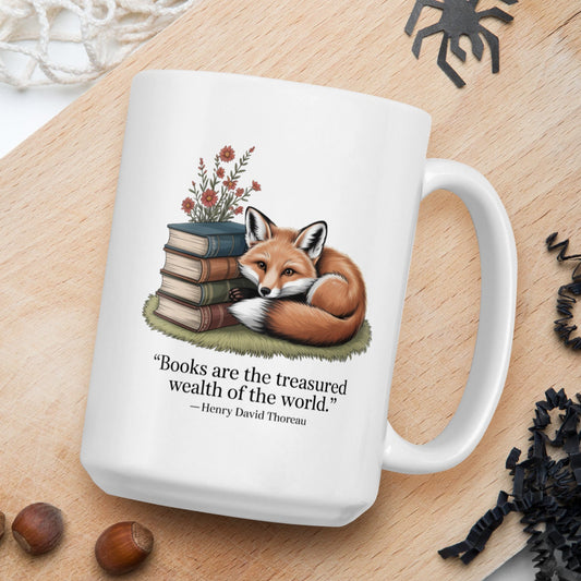 "Books are the treasured wealth of the world" - Henry David Thoreau