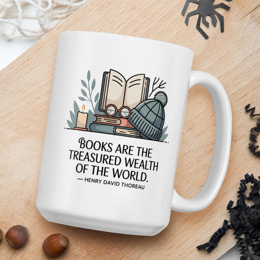 Books are the treasured wealth of the world