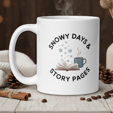 Snowy days.....pages mug