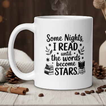 Some Nights I read until the words become stars