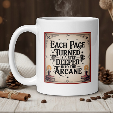 Each Page turned is a step deeper into the Arcane