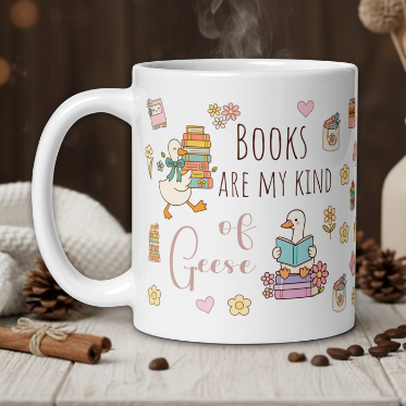 Books are my kind of geese