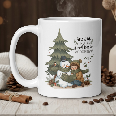 Snowed in with good books and good friends 2