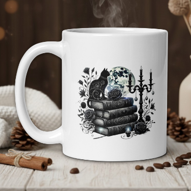 Dark Academia Cat mug