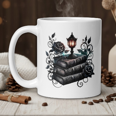 Dark Academia lantern mug