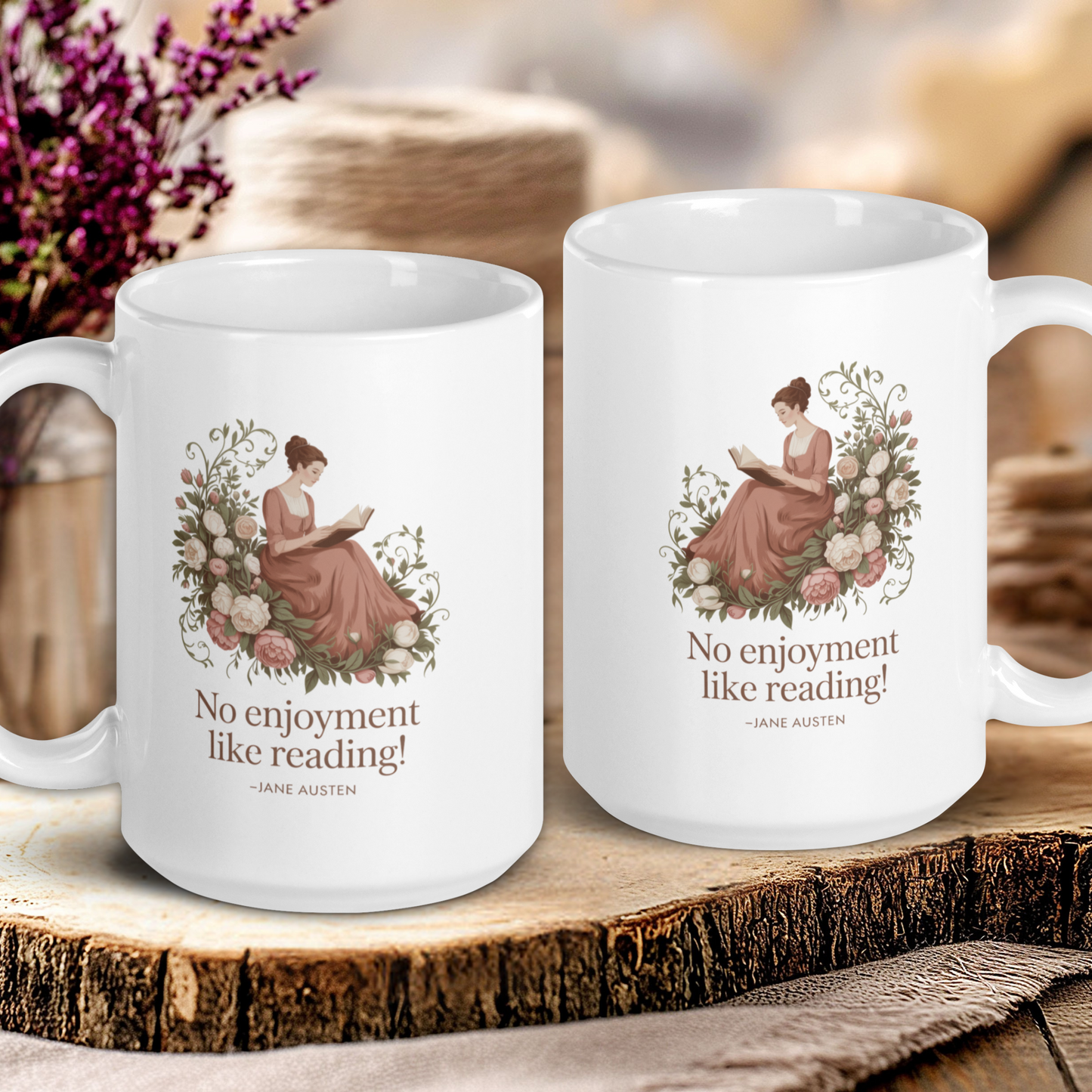 No enjoyment like reading - Jane Austen