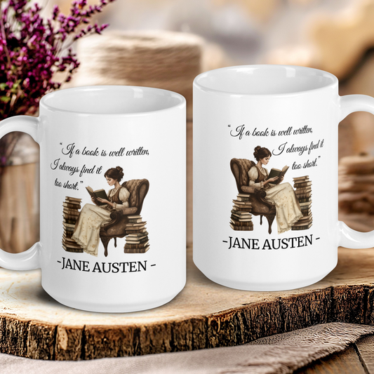 Jane Austen Literary Mug