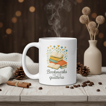 Bookmarks are for quitters design 1