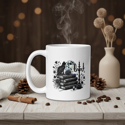 Dark Academia Cat mug