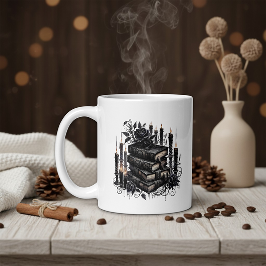 Dark Academia dark Roses Mug