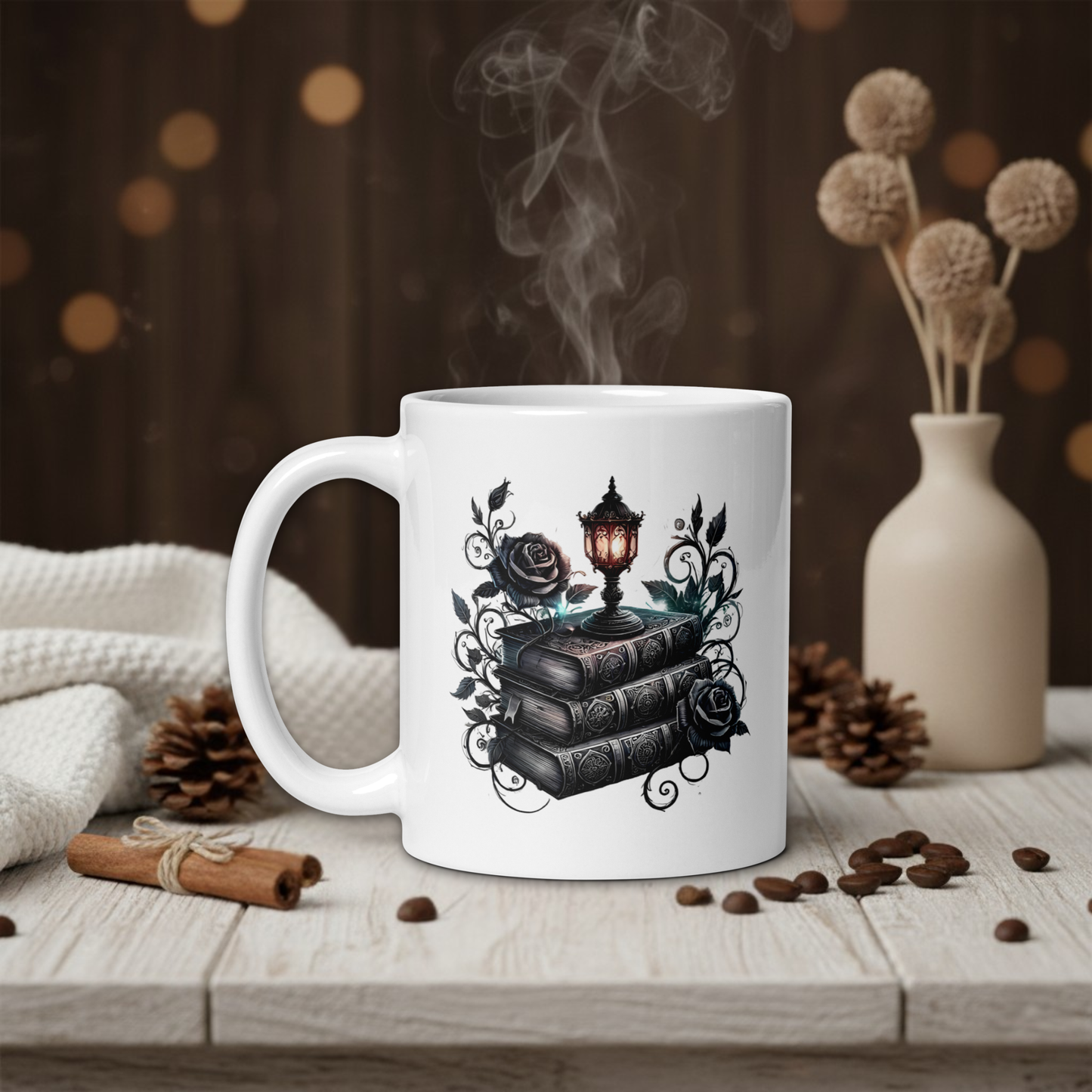 Dark Academia lantern mug