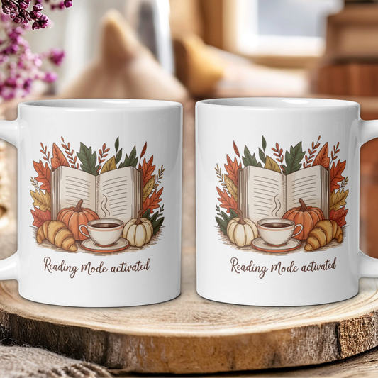 "Reading mode activated" cottagecore style