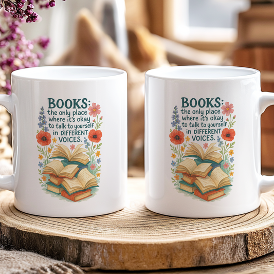 Books: where it's oke to talk to yourself...