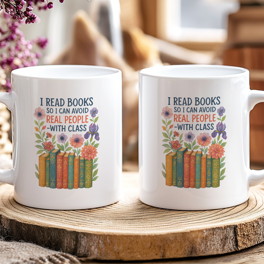 I read so I can avoid real people with class