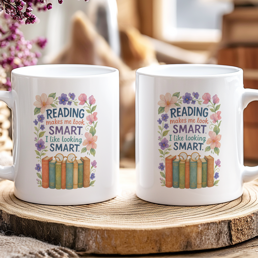 Reading makes me look smart.. I like looking smart